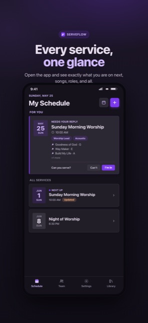 Every service, one glance.